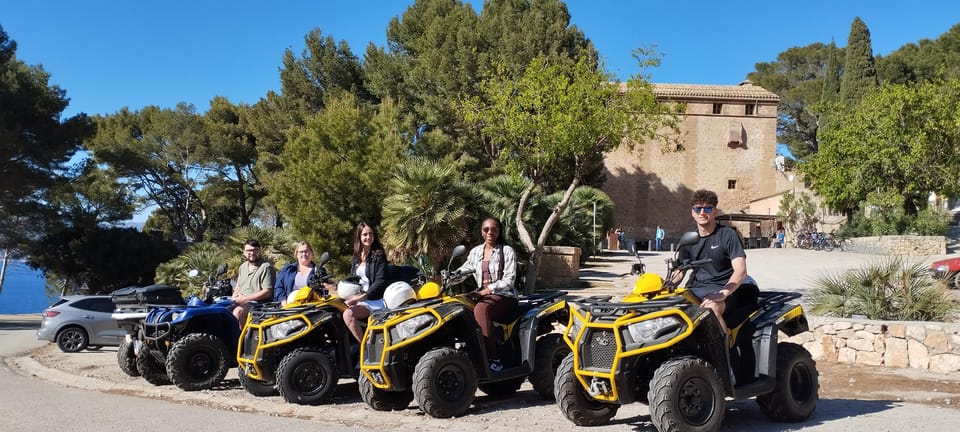 Alcudia: Quad Sightseeing Tour with Viewpoints - Es Barcares return: coastal holiday-home roads and the Old Town wall