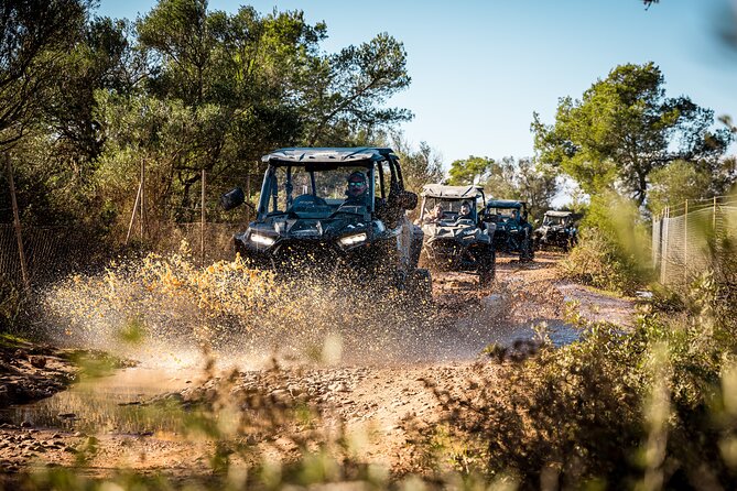 Buggy 2-seater and 4-seater Off-On Road Tour in Mallorca - Llucmajor area pause and the drive up to the monastery