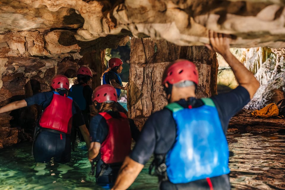 Cala Varques: Guided Sea Caves Kayak & Snorkeling Expedition - Hidden stops and pirate-cave energy along the cliffs