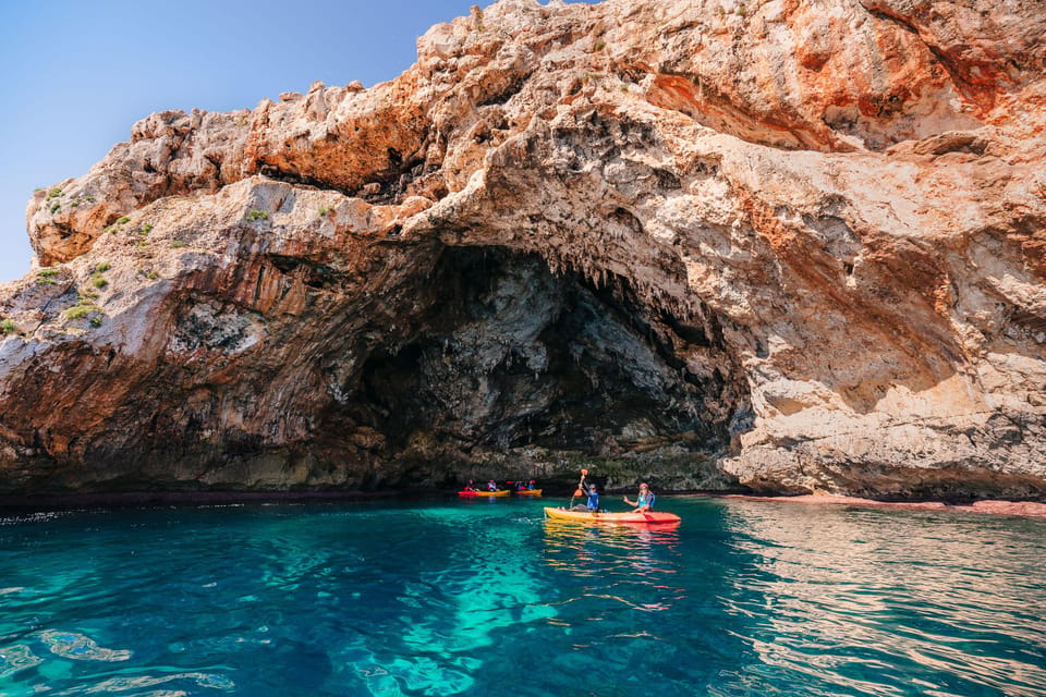 Cala Varques: Guided Sea Caves Kayak & Snorkeling Expedition - Starting point and first steps: where the tour actually begins