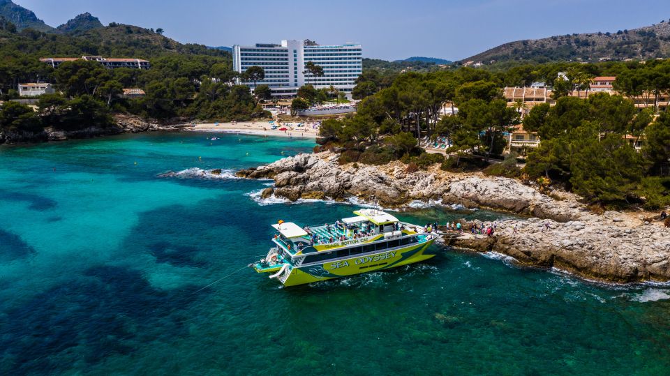 Font de Sa Cala: East Coast Glass-Bottomed Catamaran Tour - Canyamel swim stop: the big payoff when the weather cooperates