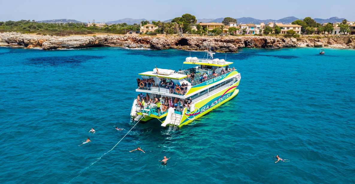 From Cala Millor: East Coast Glass-Bottom Boat Trip - East Coast Glass-Bottom Boat from Cala Millor: What this trip is really good at