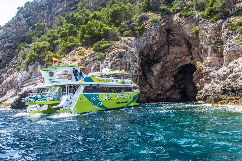 From Cala Millor: East Coast Glass-Bottom Boat Trip - The itinerary highlights by route: where the coast steals the show