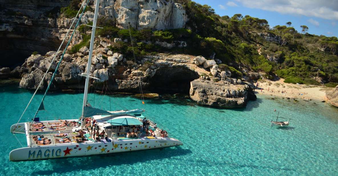 From Colònia de San Jordi : Catamaran Cruise to Es Trenc - Timing: how the 5 hours usually play out