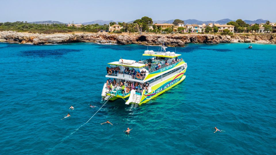 From Porto Cristo: East Coast Glass-Bottom Boat Trip - Route choice guide: short, north, south, or shuttle to Calas de Mallorca