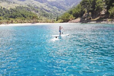 Full-day sailing excursion along the coast - Cala Tuent: swim time plus snorkeling and SUP practice