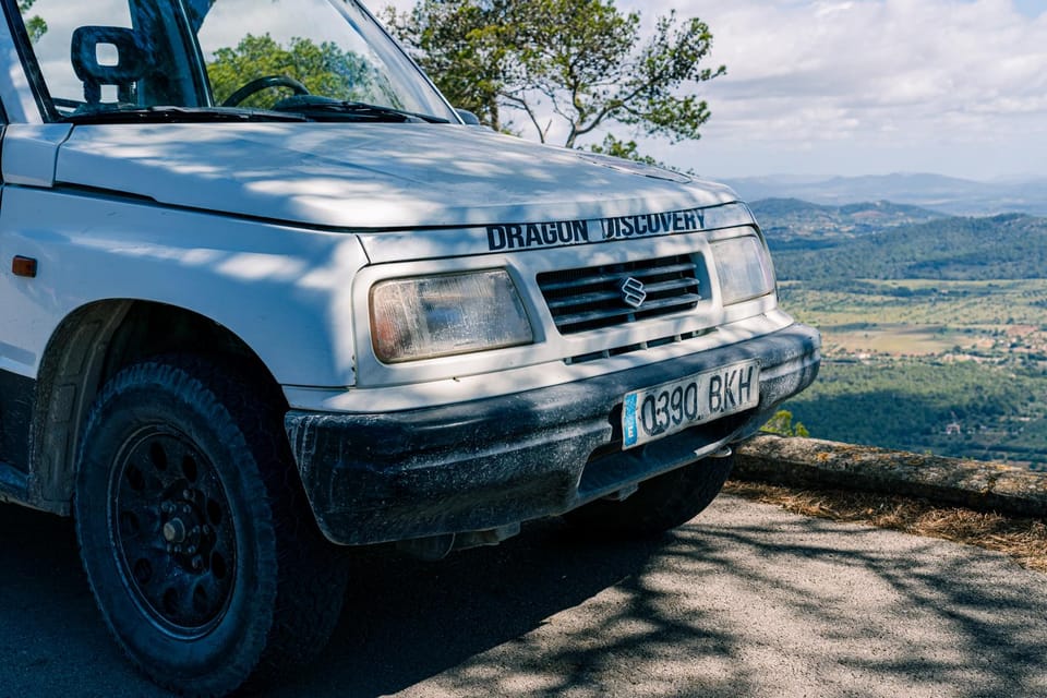 Mallorca: Beach and Mountain 4X4 Tour - Where the blue van finds you: hotel pickup and timing you can trust