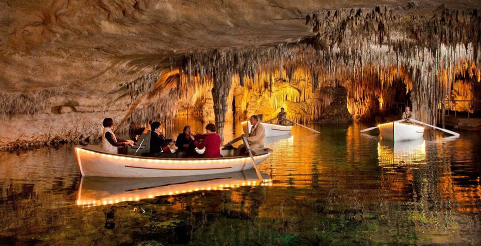 Mallorca: Drach and Hams Caves, and Porto Cristo Day Tour - Cuevas del Drach and Lake Martel: The Underground Lake With the Big Moment