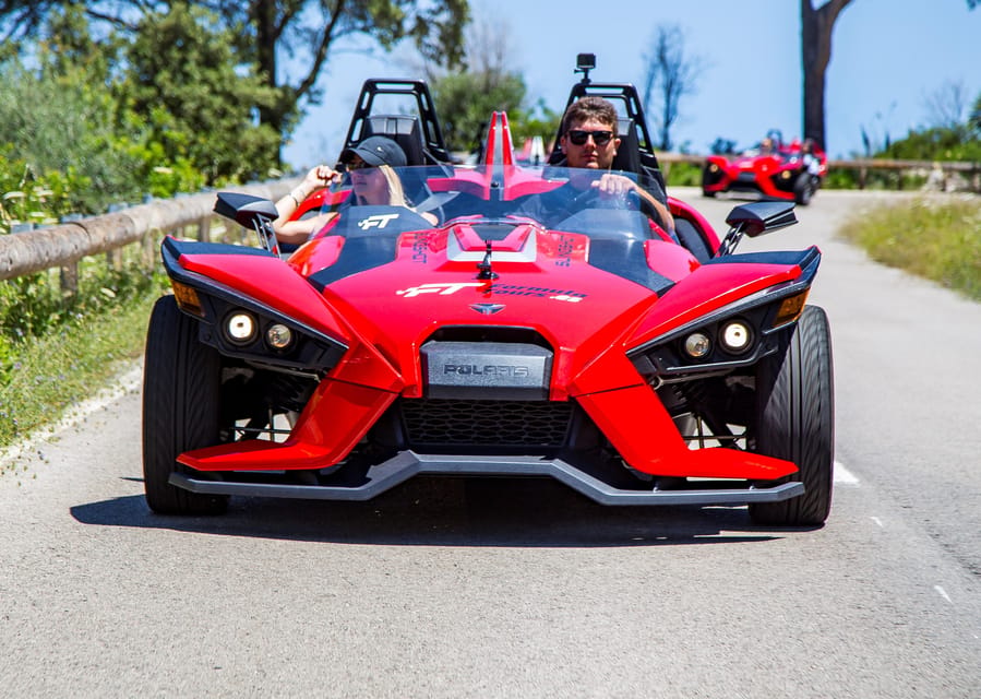Mallorca: Formula Car and Buggy combo tour - Entering the driver seat: Slingshot manual + buggy automatic
