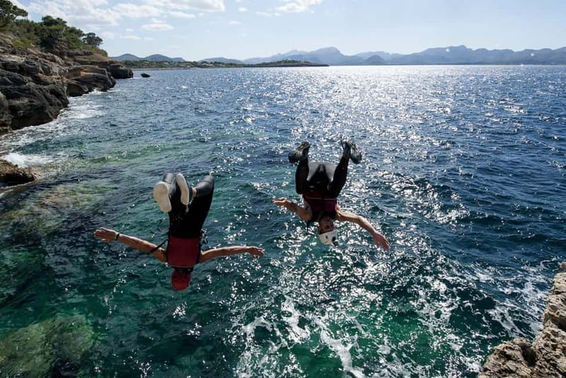 Mallorca Half-Day Coasteering Experience - Cliff jumping: 3 to 12 meters, with “test your limits” coaching