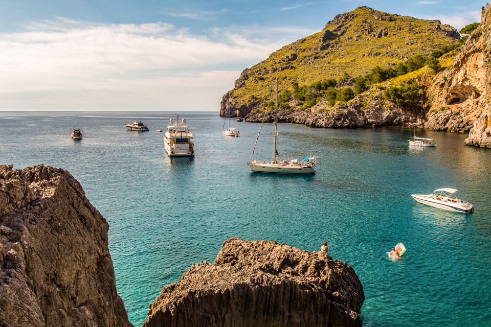 Mallorca: Island Trip by Train, Tramway, and Boat - Port de Sóller: beaches, fishing boats, and where you actually eat