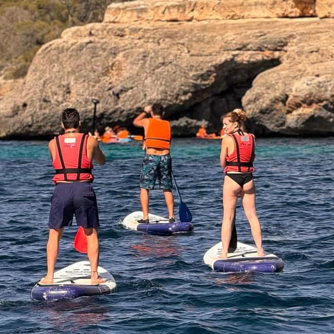 Mallorca: Kayak and Paddle Surf excursion through crystal clear water caves - Cala Barca launch: the briefing that makes the whole trip easier