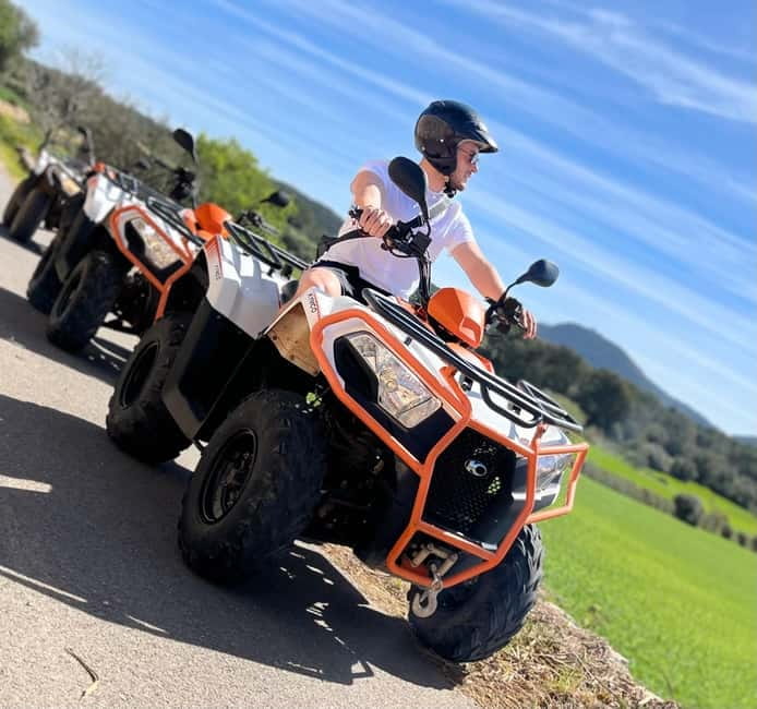 Mallorca: Quad Bike Tour, Snorkeling, and Cliff Jumping - The Ride From Palma: Forest Roads and Curvy Country Feel