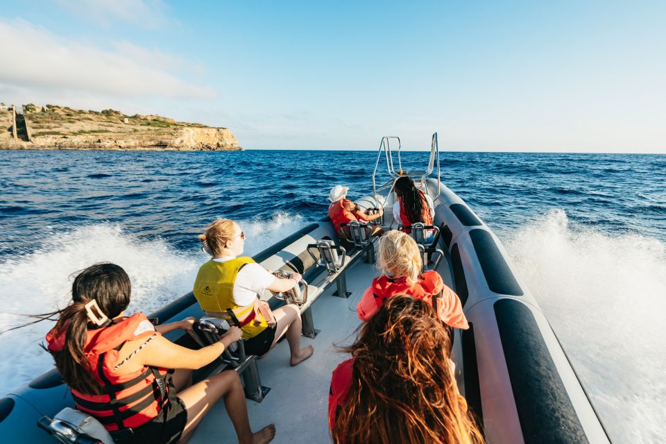 Palma Bay: 1-Hour Speedboat Adventure - Full-Speed Bay Riding: Turns, Jumps, and Cap Rocat Cliffs