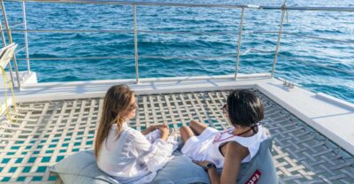 Palma: Catamaran Cruise with Swimming and Snorkelling - The sail route: Cap Enderrocat and Cala Vella, with real anchored time