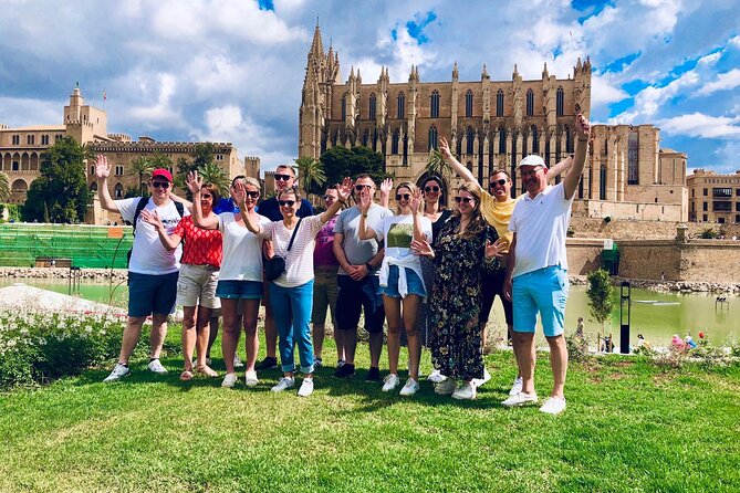 Palma de Mallorca Bike Tour with tapas - Palma Cathedral (La Seu) From Every Angle—Without Going Inside
