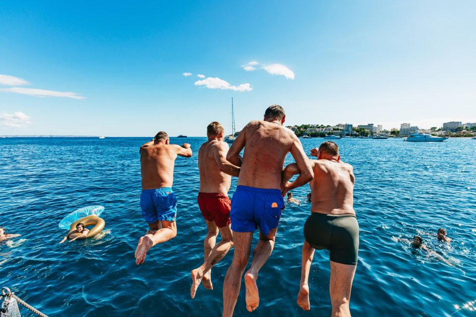 Palma de Mallorca: Daytime Boat Party with Live DJ - The swim stop jump: turning a scenic cruise into a real memory