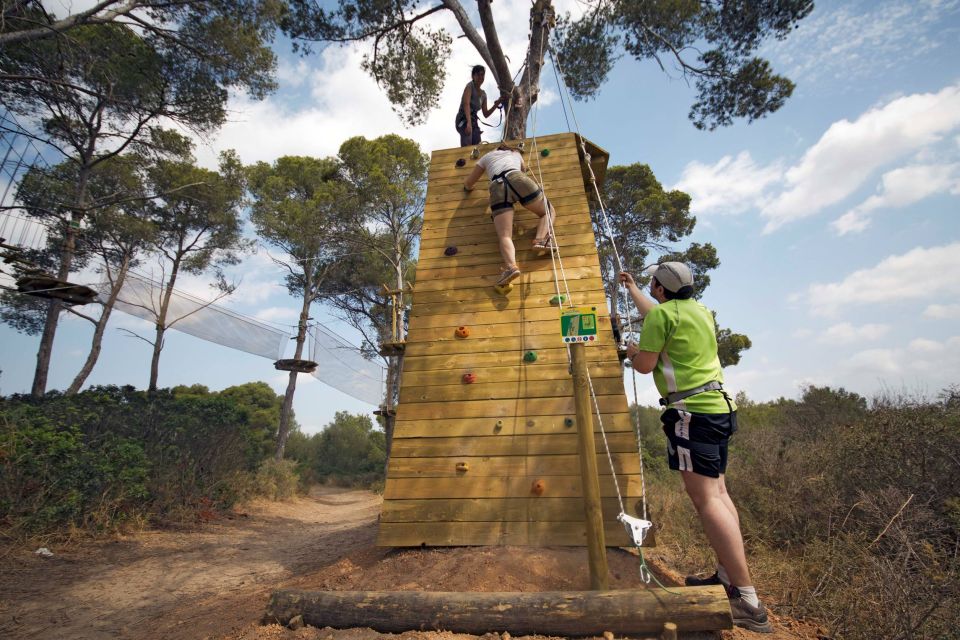 Palma: Family or Sports Course Adventure at Forestal Park - The big draw: the zip lines and the 200+ meter moment