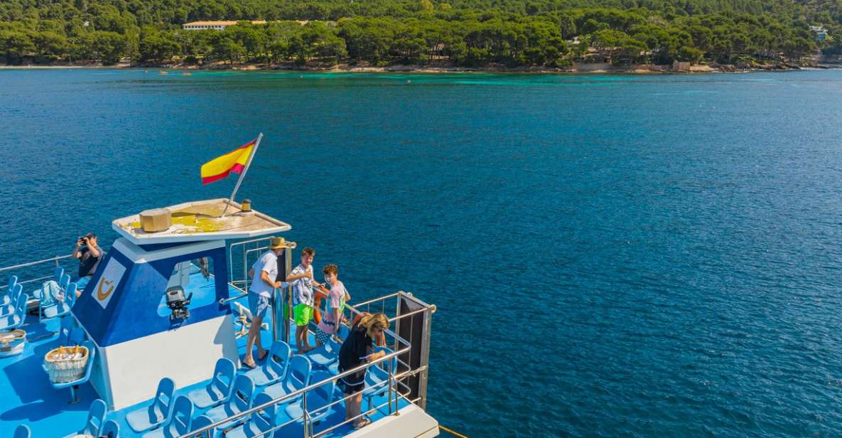 Puerto Pollença: Ferry to Formentor Beach - Formentor Beach free time: swim, snorkel, and handle the shade math
