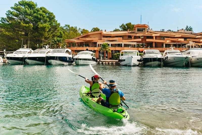 Santa Ponsa: Marine Reserve Kayak Tour - Photos, guides, and small-group energy on a 3-hour clock